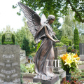 Life size bronze angel statue sculpture for home outdoor decoration